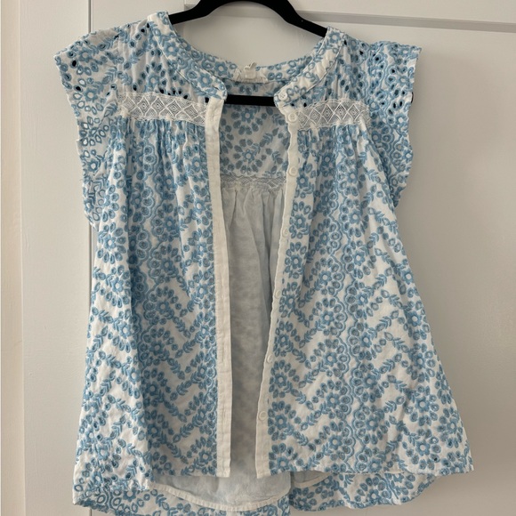 Allison New York Eyelet Embroidered Top - Picture 3 of 4